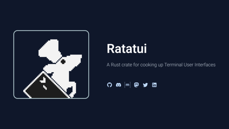 Ratatui – App Showcase