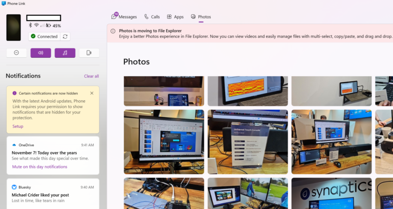 Microsoft is removing one of the best features of Phone Link Microsoft is removing one of the best features of Phone Link