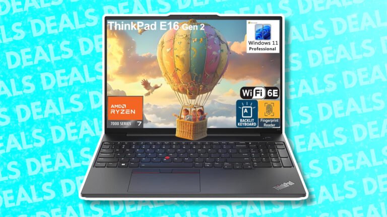 Get Lenovo’s decked-out Ryzen ThinkPad laptop for $400 off right now