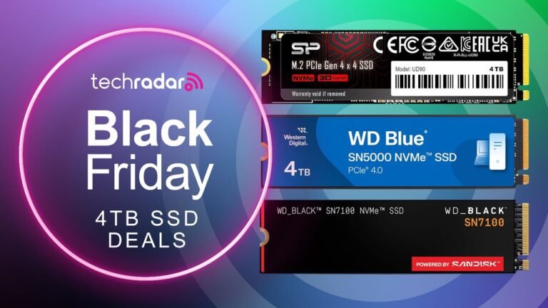 Act now and you can grab a 4TB SSD for around 5¢ per gigabyte as more early Black Friday deals hit
