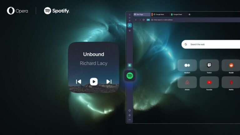 Holy Winamp! Opera puts a music visualizer inside its browser