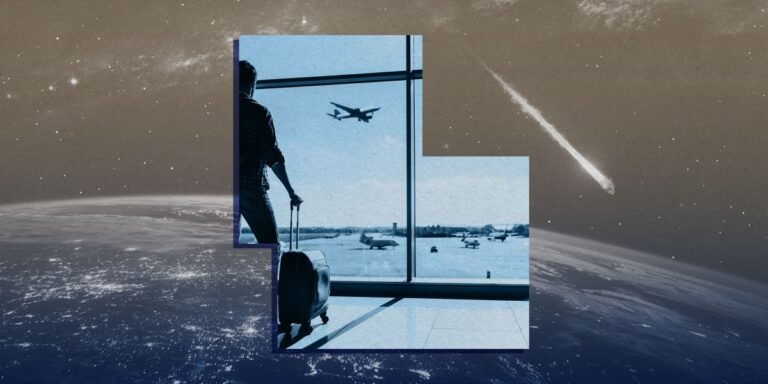 What is the chance your plane will be hit by space debris?