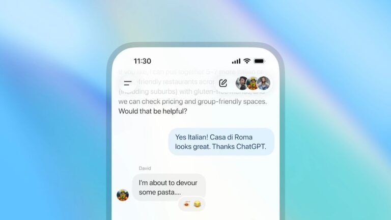 OpenAI wants ChatGPT to contribute to your group chats