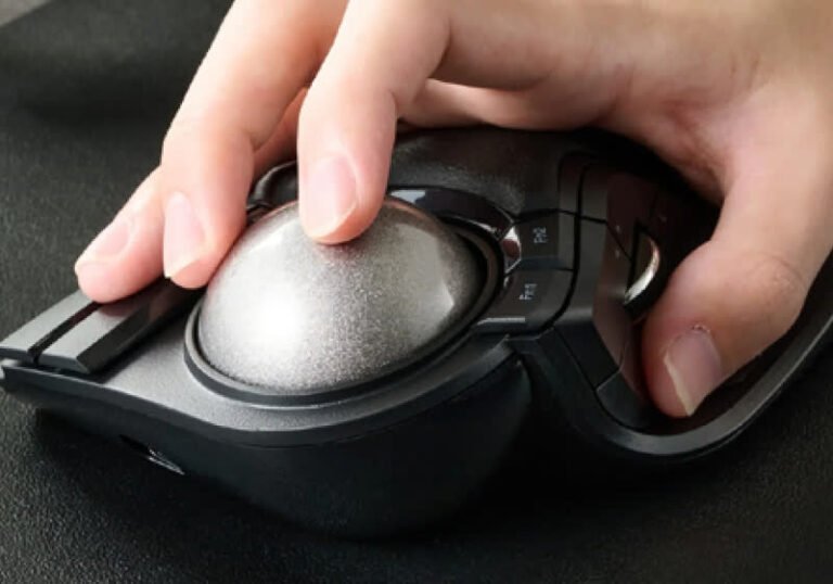 The Huge Plus packs a massive 52mm trackball, 10 buttons, and months of battery life