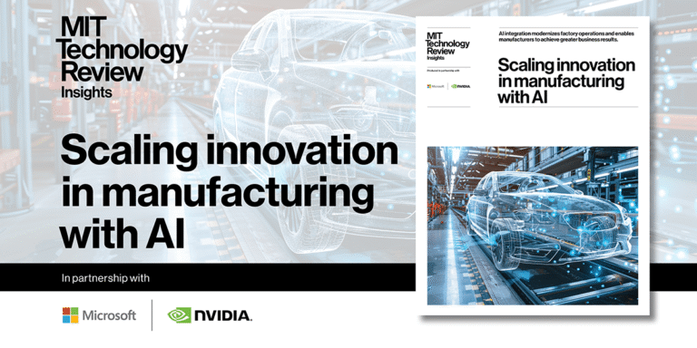 Scaling innovation in manufacturing with AI Scaling innovation in manufacturing with AI
