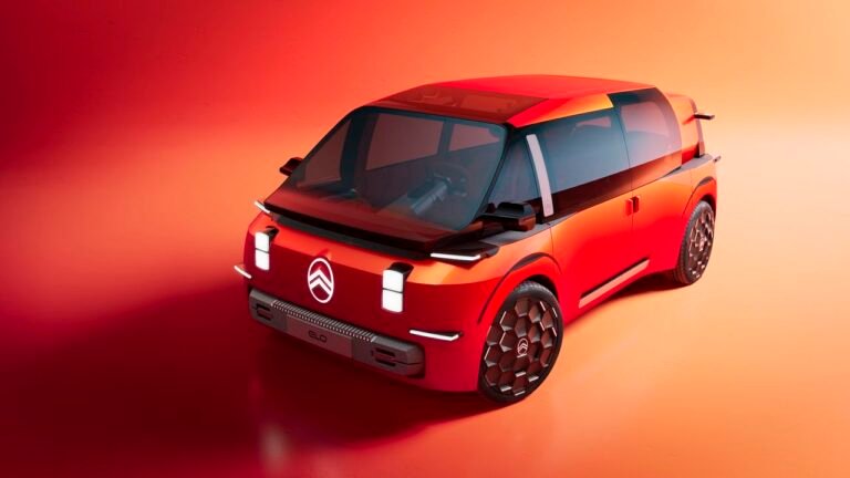 The future of minivans? Citroen’s six-seater concept EV has inflatable beds and some very clever ideas