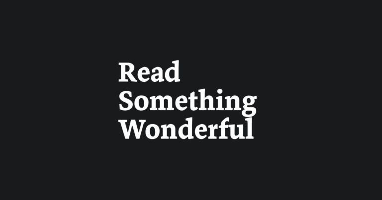 Read Something Wonderful