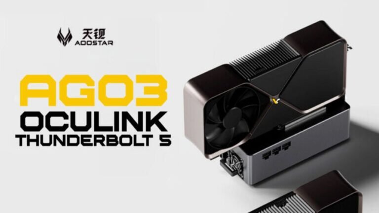 Aoostar’s new eGPU has an 800W PSU and a TB5 connector, and yet fails to include an M2 connector or a LAN port