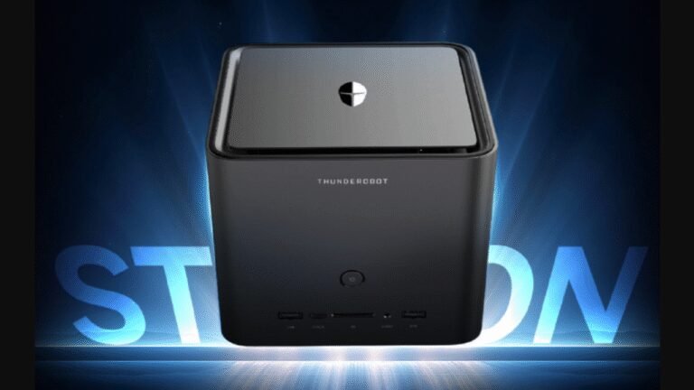 Yes, the 33rd Ryzen AI Max+ 395 device is coming — a cube-like Thunderobot station has an SD card reader and front-facing USB ports