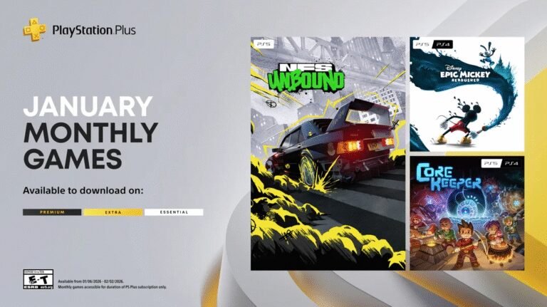January’s PS Plus Monthly Games include Need for Speed Unbound and Disney Epic Mickey: Rebrushed
