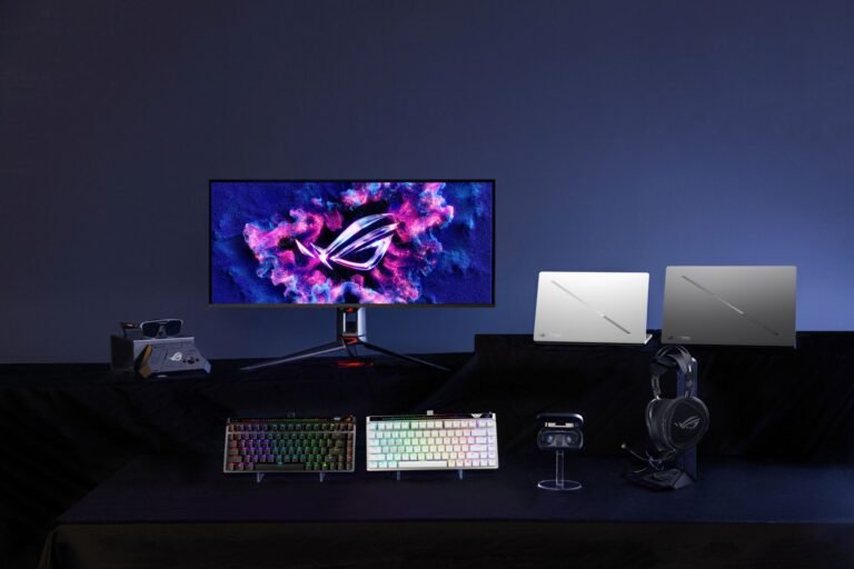 ROG Unveils Next-Gen OLED Displays, XREAL R1 AR Gaming Glasses and Precision Peripherals at CES 2026