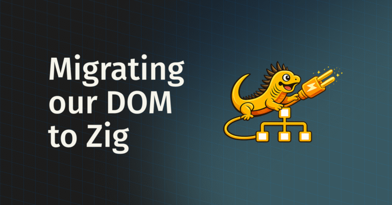Lightpanda migrate DOM implementation to Zig