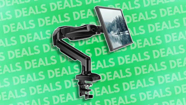 Deal: This $33 gas-spring monitor arm is an easy ergonomic upgrade