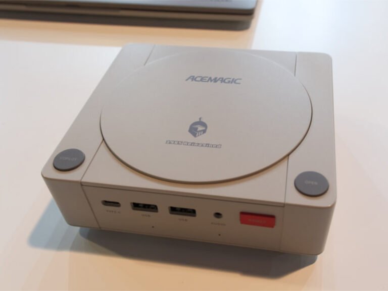 Retro Style: New AMD Gorgon Point mini-PC launching with Dreamcast and PlayStation 1 vibes