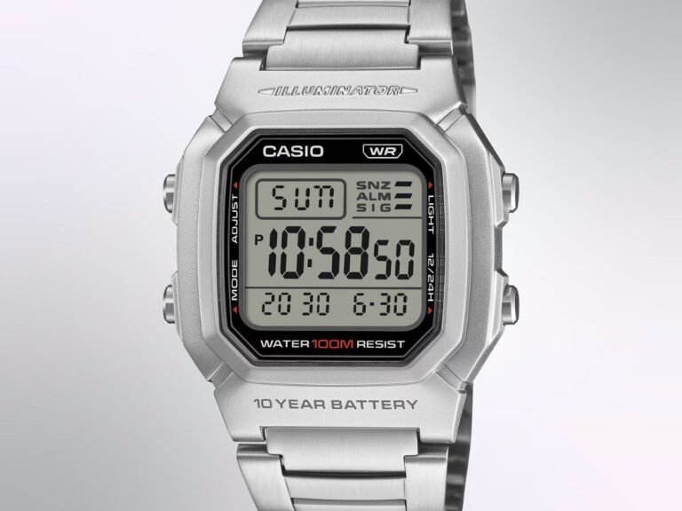 Affordable new Casio watch with square digital display on the way to Europe