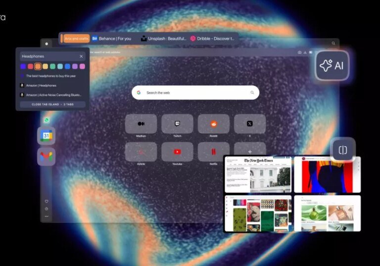 Opera browser R3 update expands tab organization and AI integration