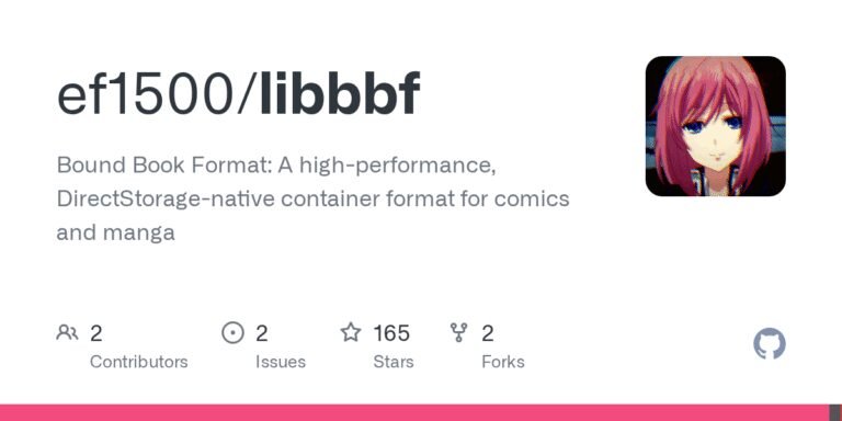 Libbbf: Bound Book Format, A high-performance container for comics and manga