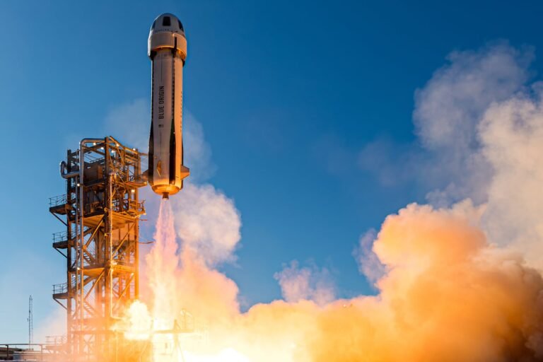 Blue Origin is pausing its space tourist flights to work on lunar landers for NASA Blue Origin is pausing its space tourist flights to work on lunar landers for NASA
