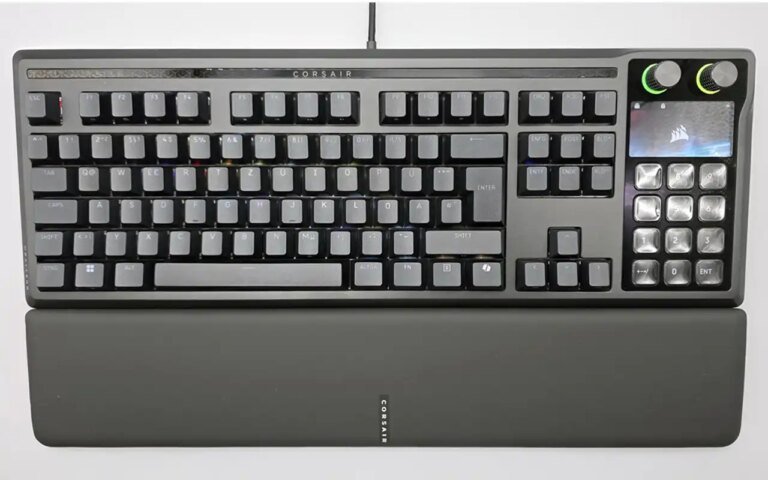 Corsair Galleon 100 SD review: A gaming keyboard and Stream Deck in one
