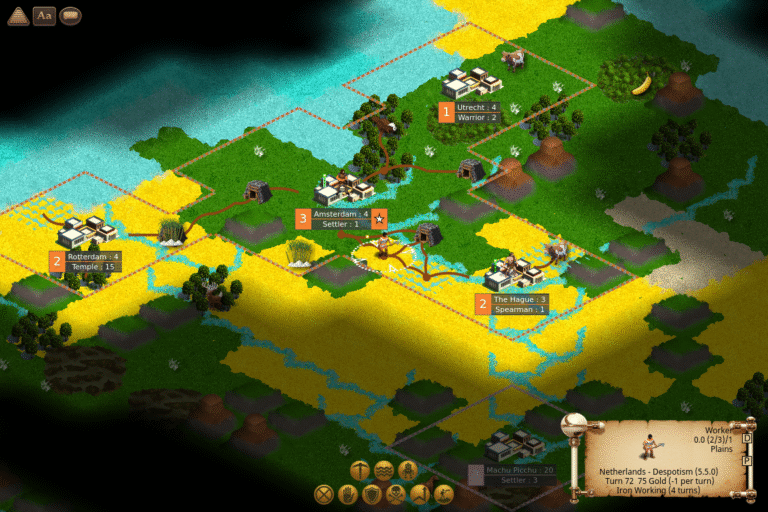 OpenCiv3: Open-source, cross-platform reimagining of Civilization III