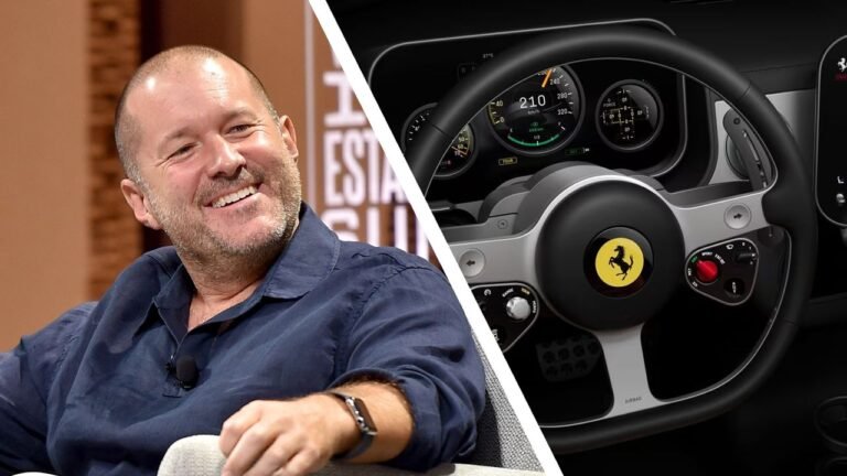 Jony Ive’s dream car will be so expensive that you’ll never find out why he’s wrong about touchscreens