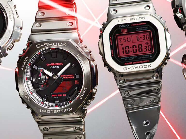 New Casio G-Shock metal bezel watches with red display coming to more countries