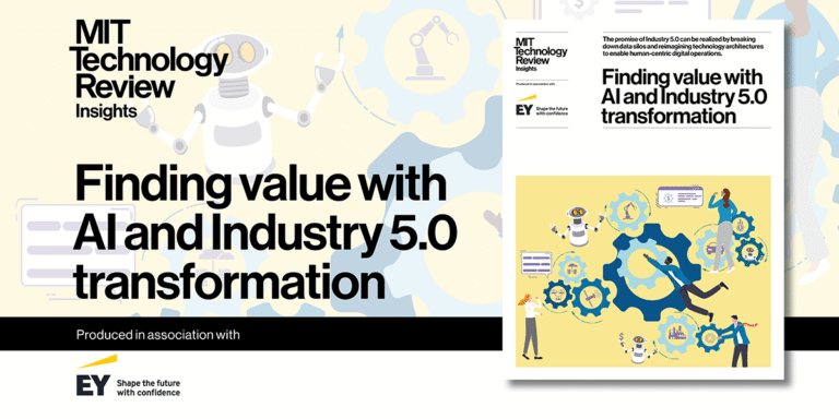 Finding value with AI and Industry 5.0 transformation